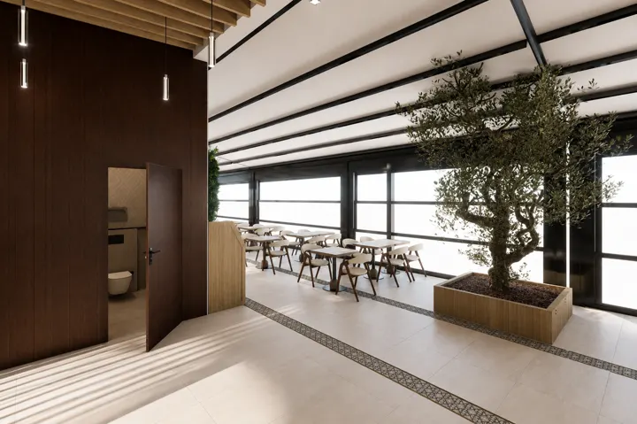 İncek Balık Restoranı — 3D tasarım 2