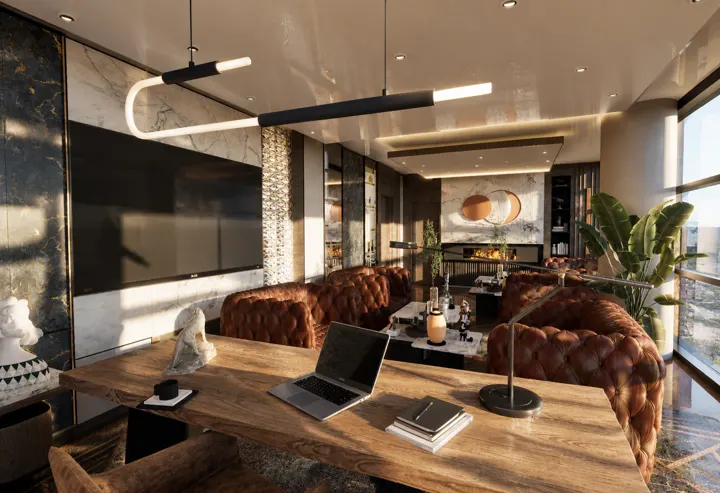Next Level Loft Ofis — 3D tasarım 5